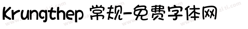 Krungthep 常规字体转换